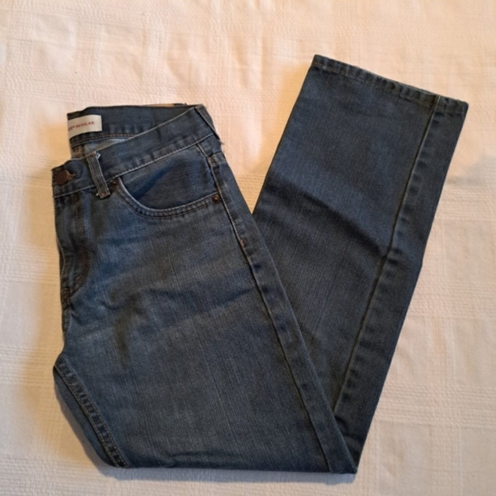 Levi's boys size 14 505 regular medium wash jeans